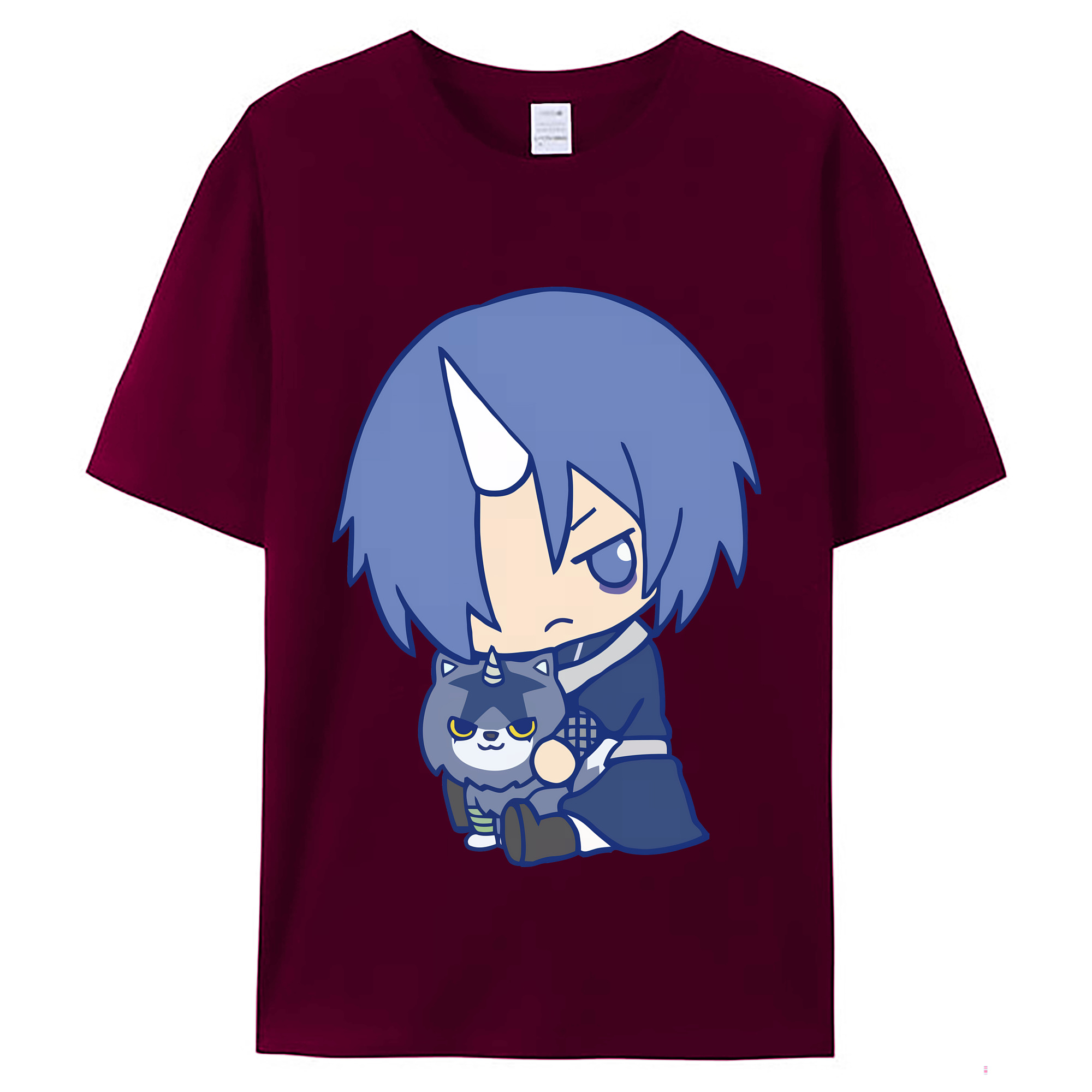 （画像用） 転スラ Regarding Reincarnated to Slime レディースカジュアルプリントTシャツ（綿100％）